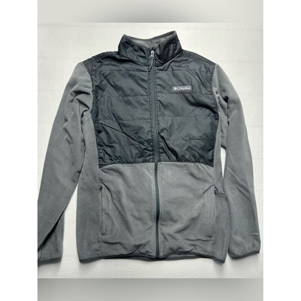 Columbia Omni‑Heat Jacket – Men’s Large – Gray/Black – P2P 25